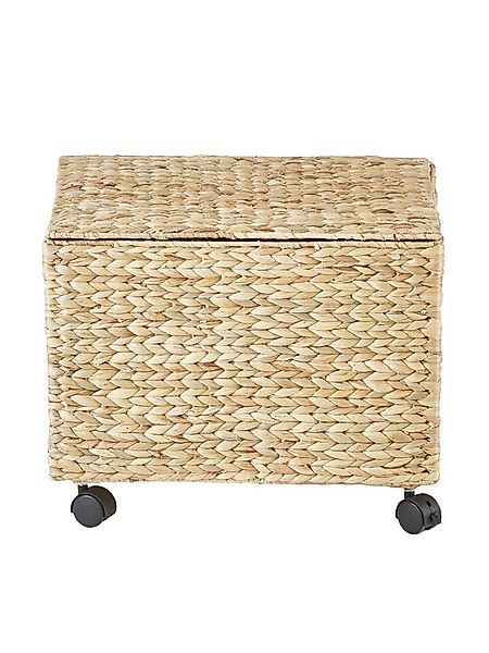 vertbaudet Aufbewahrungsbox Fahrbare Spielzeugkiste aus Wasserhyazinthe günstig online kaufen