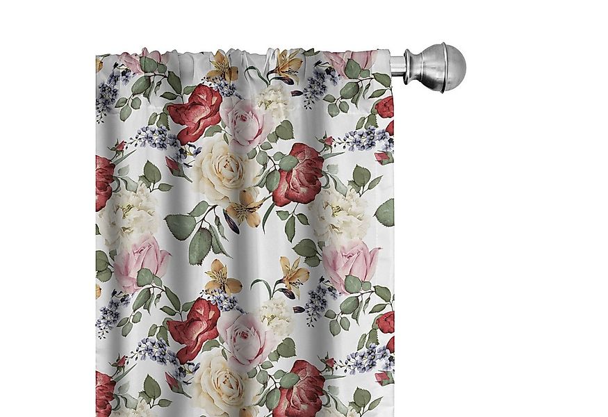 Abakuhaus Gardine Vorhang für Wohnzimmer Schlafzimmer Dekor, Microfaser, Fr günstig online kaufen