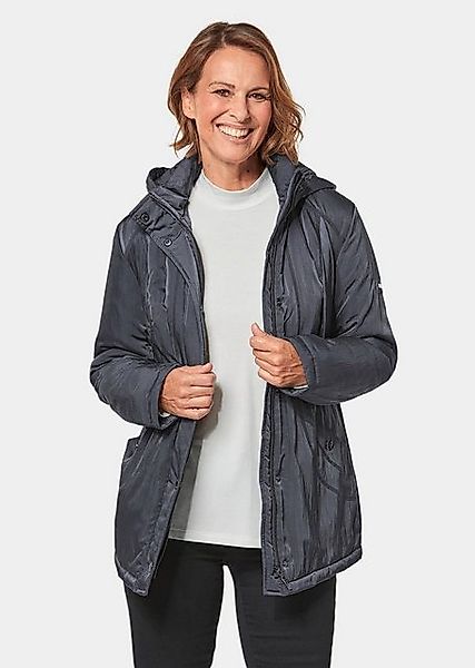 GOLDNER Winterjacke Jacke mit Kapuze in dezenter Crashstruktur Warmes Stepp günstig online kaufen