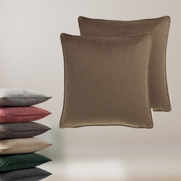 TOM TAILOR Kissenhülle VELVET SIGNATURE Zierkissenhülle, günstig online kaufen