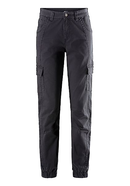 LASCANA ACTIVE Trekkinghose "Cargo Jeans Optik", Baumwollmix mit Cargo Tasc günstig online kaufen