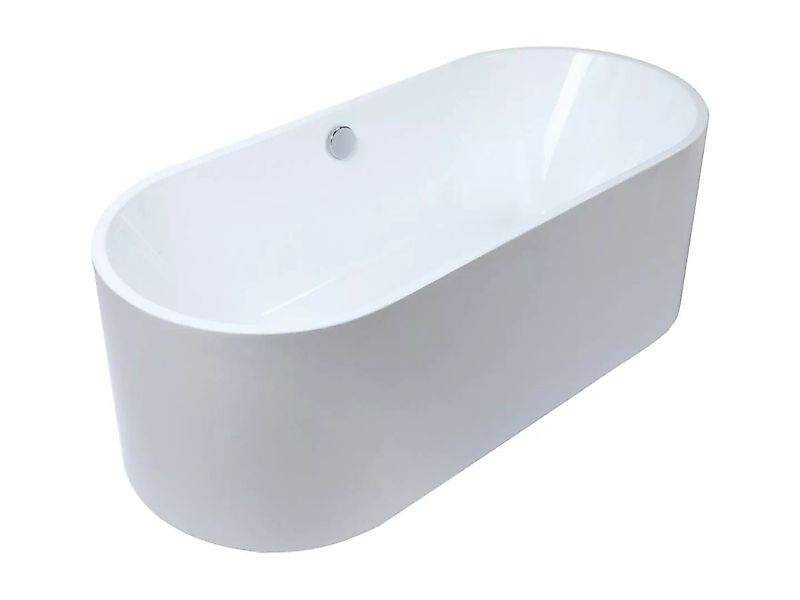 Freistehende Badewanne - 221 L - 170 x 75 x 58 cm - Weiß - KATOUCHA günstig online kaufen