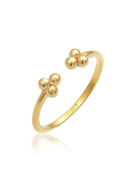 Elli Fingerring Ring Kugel Design 925 Sterling Silber Verstellbar, Boho günstig online kaufen