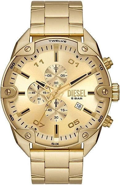Diesel Chronograph SPIKED DZ4608, Quarzuhr, Armbanduhr, Herrenuhr, Edelstah günstig online kaufen