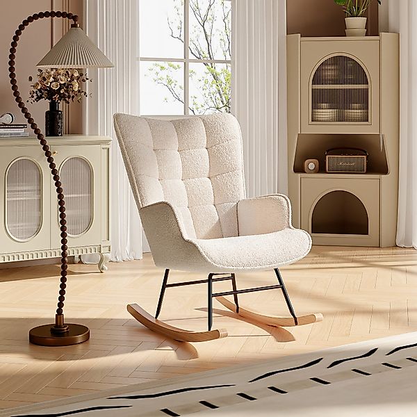 Furnishings Home Schaukelstuhl Stillsessel Relaxsessel Schaukelsessel, günstig online kaufen
