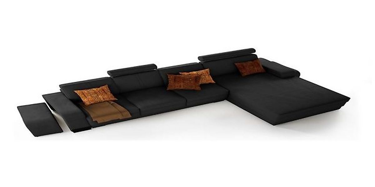 JVmoebel Ecksofa Ecksofa Sofa mit USB Polster Ecke Sitz Garnitur Wohnlandsc günstig online kaufen