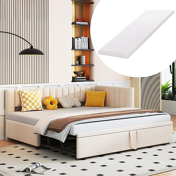 HAUSS SPOLE Schlafsofa 90/180x200cm mit Ausziehbett, günstig online kaufen