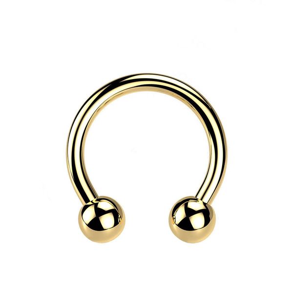 Taffstyle Nasenpiercing Titan G23 Lippenpiercing Hufeisen günstig online kaufen