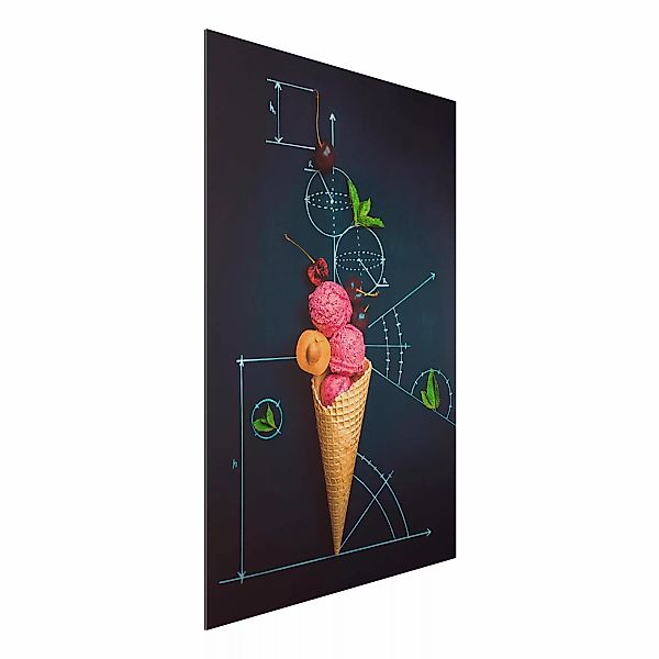 Alu-Dibond Bild - Hochformat 2:3 Geometrie im Sommer günstig online kaufen