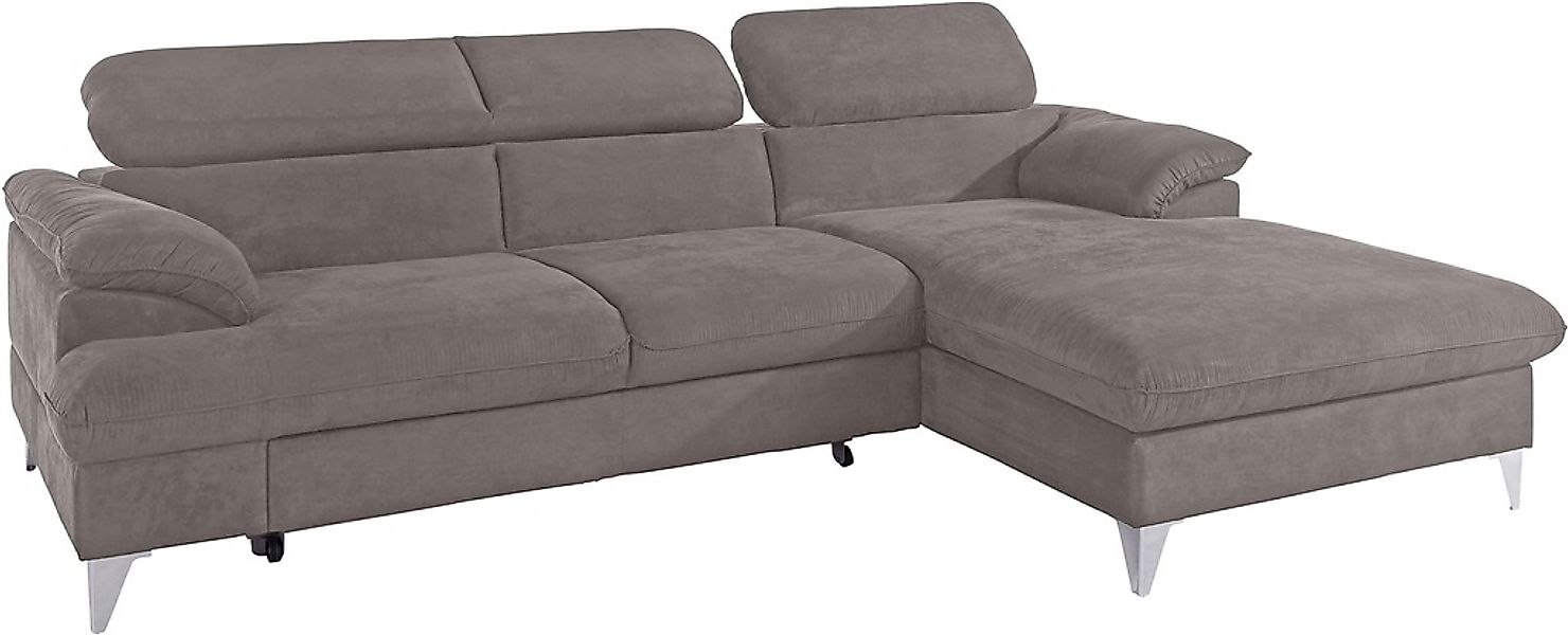COTTA Ecksofa "Caluso L-Form", mit Kopfteilverstellung, wahlweise mit Bettf günstig online kaufen