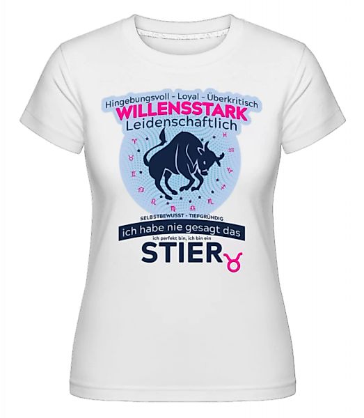 Sternzeichen Stier · Shirtinator Frauen T-Shirt günstig online kaufen