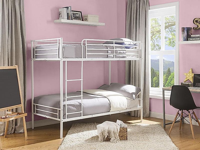 Etagenbett - 2 x 90 x 190 cm - Weiß - DUOTIS II günstig online kaufen