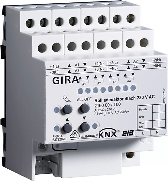 Gira Rollladenaktor KNX/EIB REG 216000 günstig online kaufen