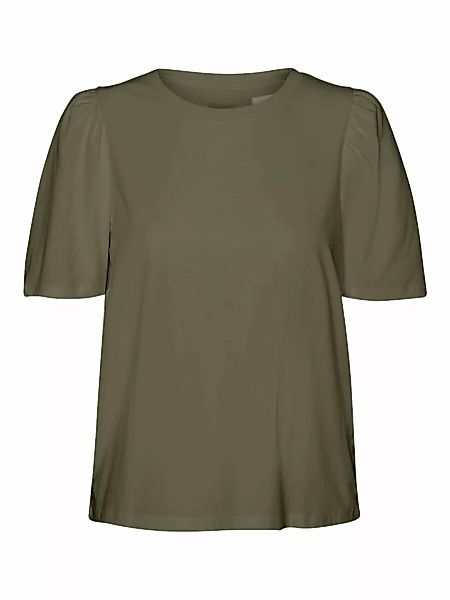 NOISY MAY Rückenprint T-shirt Damen Grün günstig online kaufen