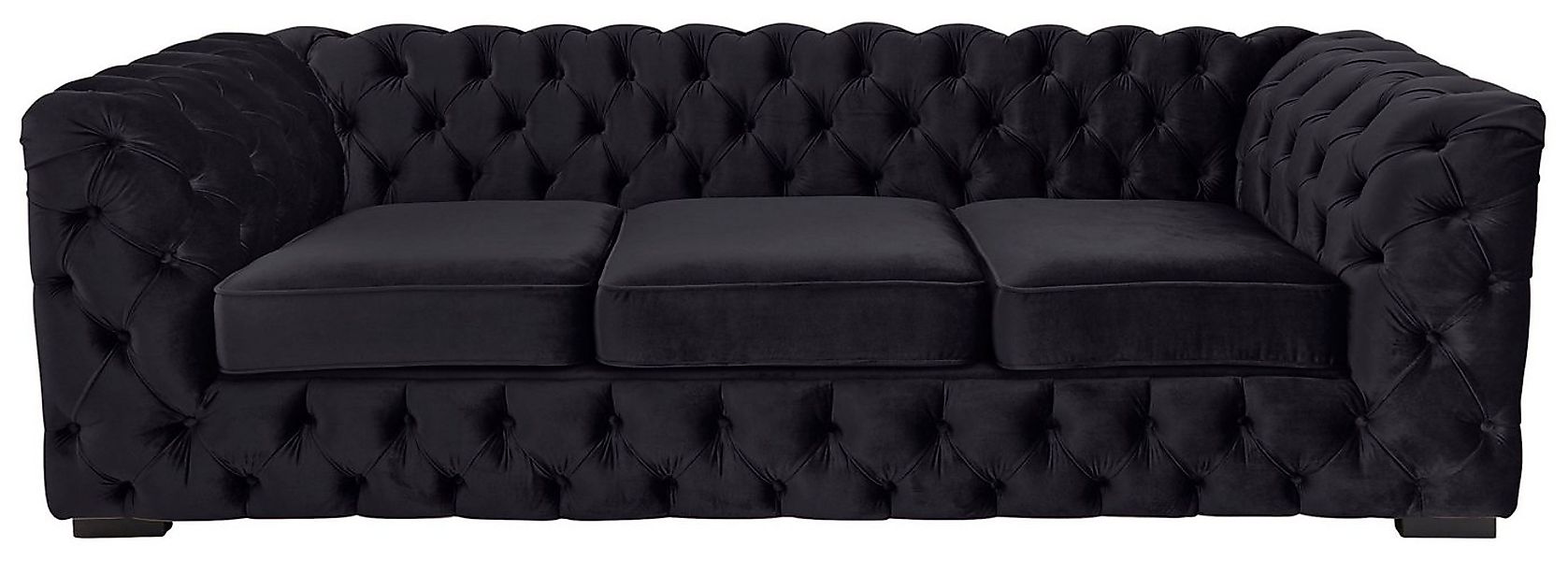 Home affaire Chesterfield-Sofa Kalina, klassische Chesterfield-Knopfheftung günstig online kaufen