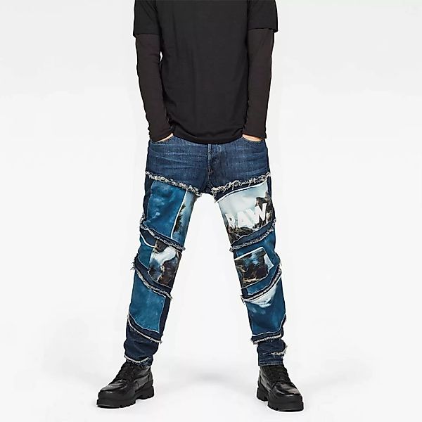 G-star Spiraq Rftp Patches Water 3d Slim Jeans 28 Medium Aged günstig online kaufen