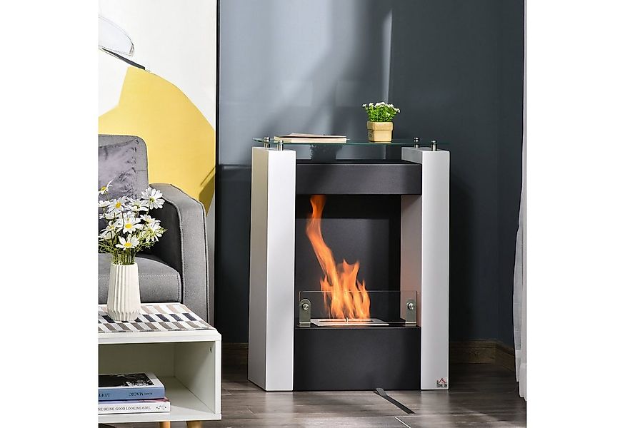 HOMCOM Echtfeuer-Dekokamin Alkohol-Kamin (Einzelstück, 1-St., Nicht anwendb günstig online kaufen