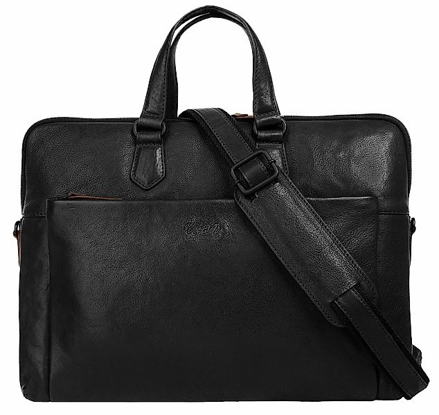 X-Zone Aktentasche echt Leder günstig online kaufen