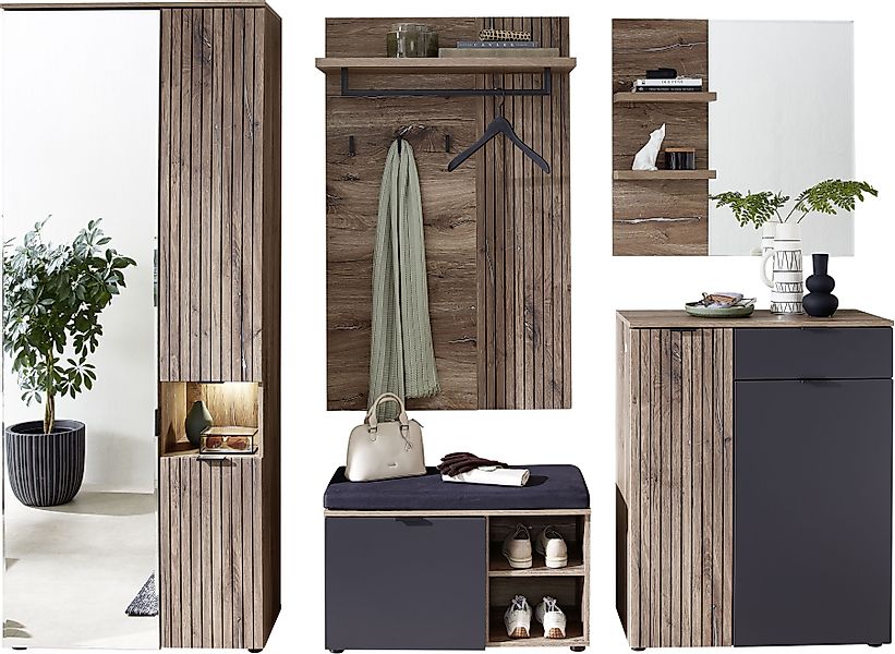 Innostyle Garderobenschrank LINEA Garderoben Set,besteht aus günstig online kaufen