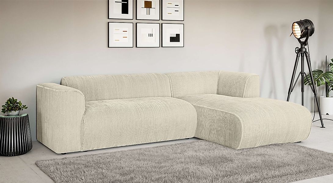 Home affaire Ecksofa "MERID L-Form (257 cm), zeitlos & stilvolles Design," günstig online kaufen