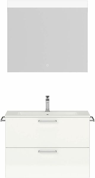 nobilia Badmöbel-Set "Tolvina", (2 St., vormontiert, mit Soft-Close), Hochg günstig online kaufen