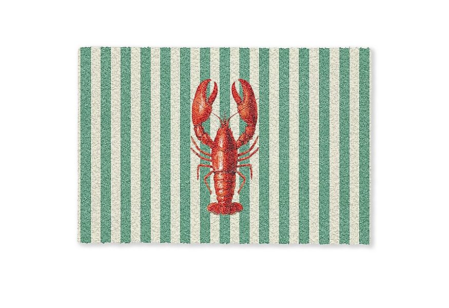 MuchoWow Fußmatte Krebs - Streifen - Realistisch - Sommerlich, Rechteckig, günstig online kaufen