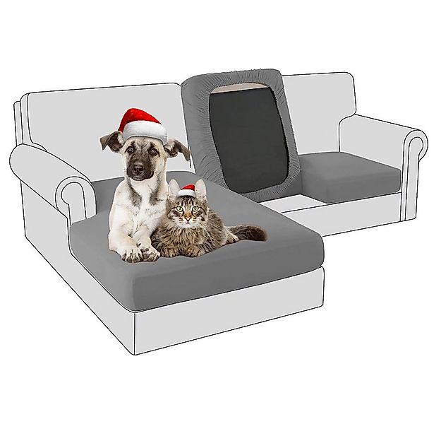 Coonoor Sofahusse 1/2/3 Sitz Stretch Samt Kissen Abdeckung, Sofa Sitzkissen günstig online kaufen