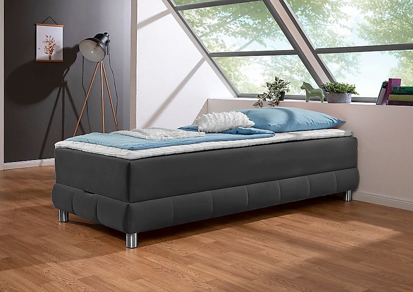 Home affaire Boxspringbett "Vaasa" für Dachschrägen geeignet, inkl. Bettkas günstig online kaufen