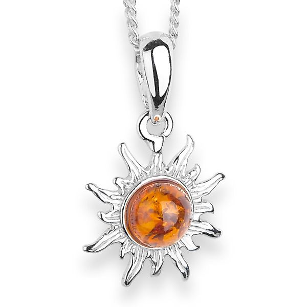 OSTSEE-SCHMUCK Kette mit Anhänger - Sonne günstig online kaufen