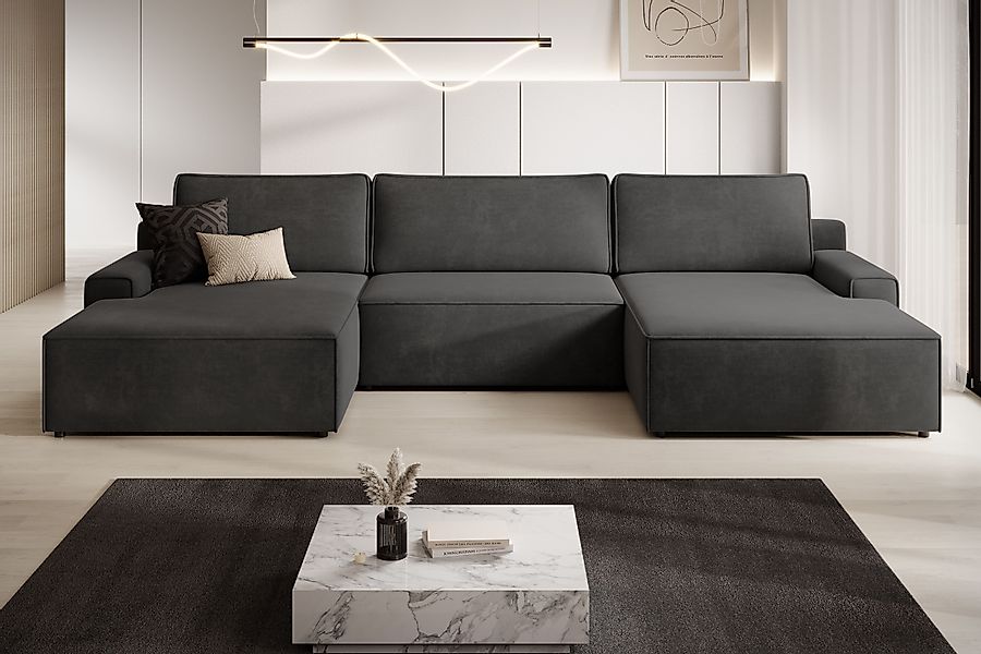 TRENDMANUFAKTUR Wohnlandschaft Challenge, Schlafsofa mit Bettkasten, günstig online kaufen