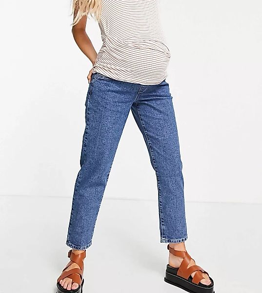 Cotton:On Maternity – Mom-Jeans mit Stretchanteil und Unterbauchbund in mit günstig online kaufen