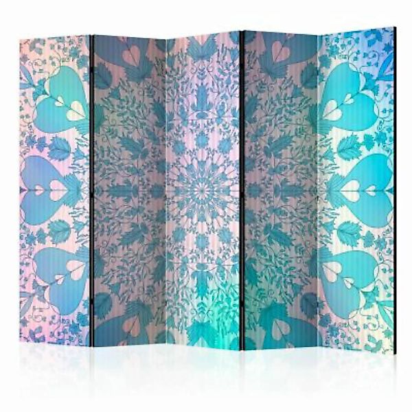 artgeist Paravent Girly Mandala (Blue) II [Room Dividers] mehrfarbig Gr. 22 günstig online kaufen