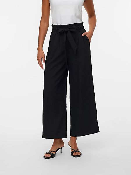 Vero Moda Paperbag-Hose "VMSYDNEY HW PAPERBAG ANKLE PANT NOOS" Materialmix günstig online kaufen