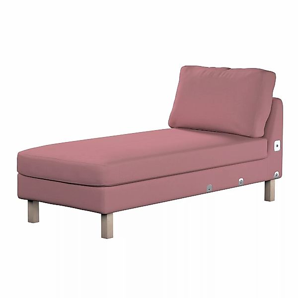 Bezug für Karlstad Recamiere Zustellsofa, kurz, altrosa, Bezug für Karlstad günstig online kaufen