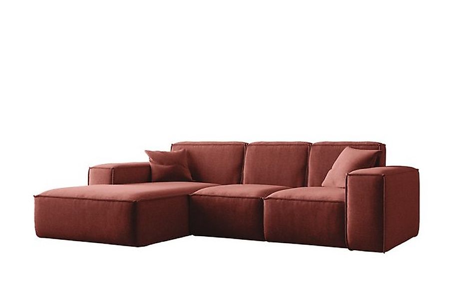 Kaiser Möbel Ecksofa Eckcouch L form, Wohnzimmer Couch SIENA stoff Poso, Sa günstig online kaufen