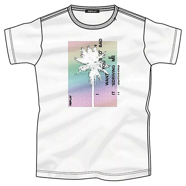 Replay M3014.000.2660 Kurzärmeliges T-shirt 2XL White günstig online kaufen