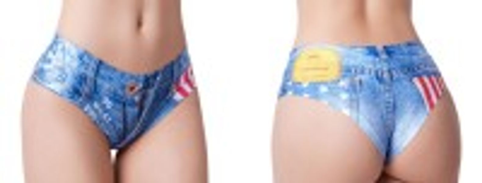 Memème JEANS AMERICAN FLAG Slip günstig online kaufen