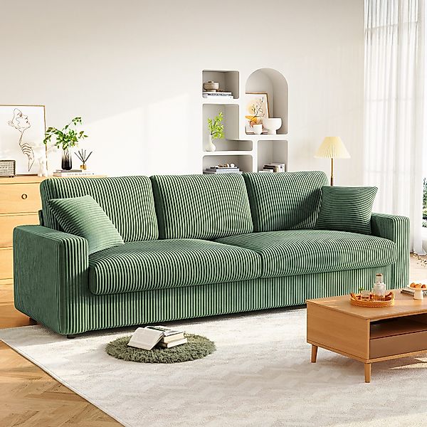 ToteBox Big-Sofa Luxus-Cord 3-Sitzer Sofa (256cm) günstig online kaufen