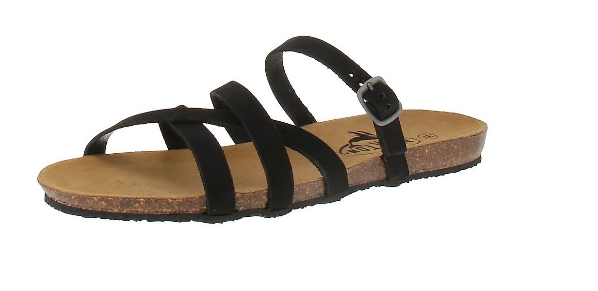 Plakton plakton 571025 Mam Aisha Noubuck - Damen Sandalen - Negro Sandale günstig online kaufen
