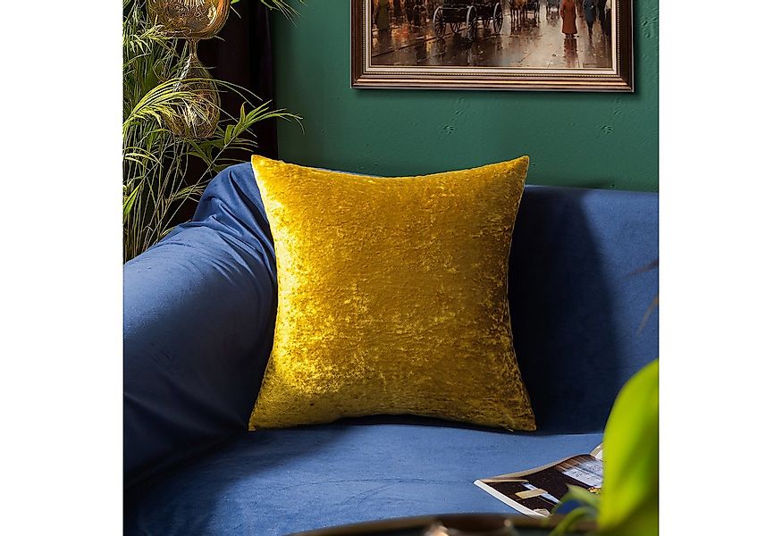 BTTO Kissenbezug 1/2er-Pack Samt-Kissenbezug 45x45cm Dekorativer Sofakissen günstig online kaufen