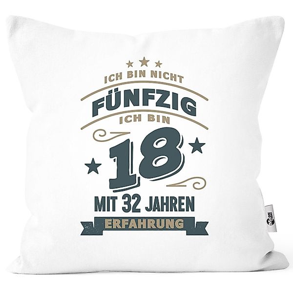 MoonWorks Dekokissen Kissenbezug Spruch Geburtstag Geschenk günstig online kaufen