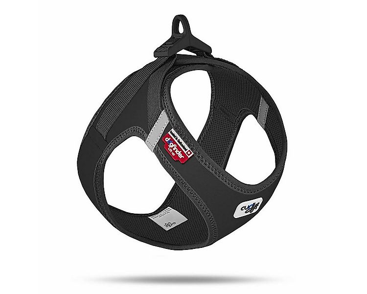 Curli Hunde-Geschirr Clasp Vest Geschirr Softshell schwarz günstig online kaufen