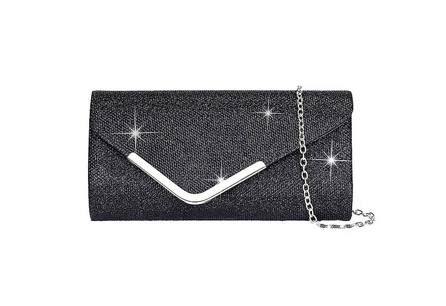 Bextsrack Abendtasche Damen Glitzer Abendtasche Umschlag Clutch Kette Abneh günstig online kaufen