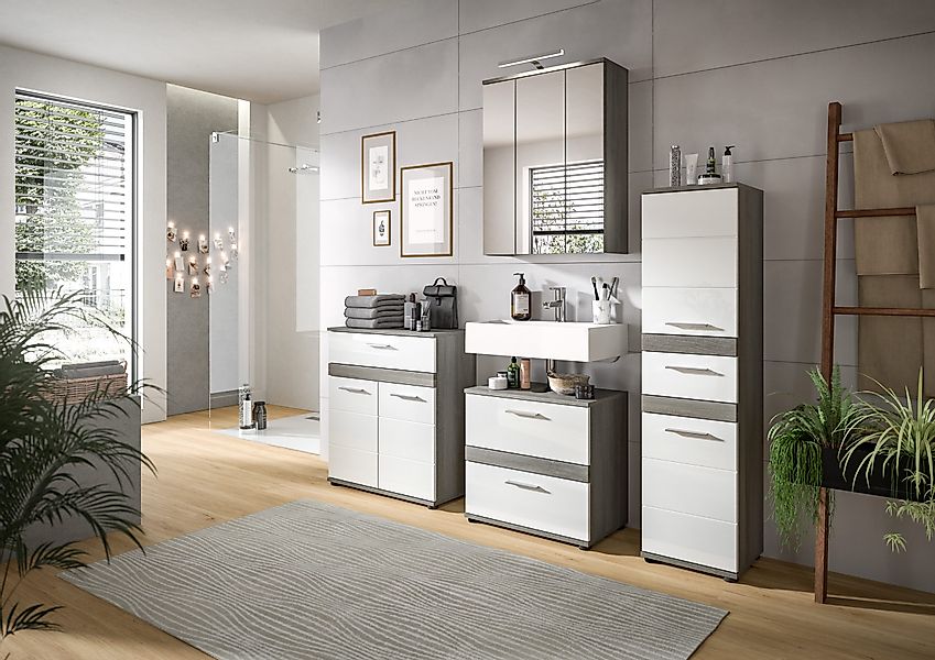 furnling Midischrank Blaine, Badezimmerschrank mit 2 günstig online kaufen