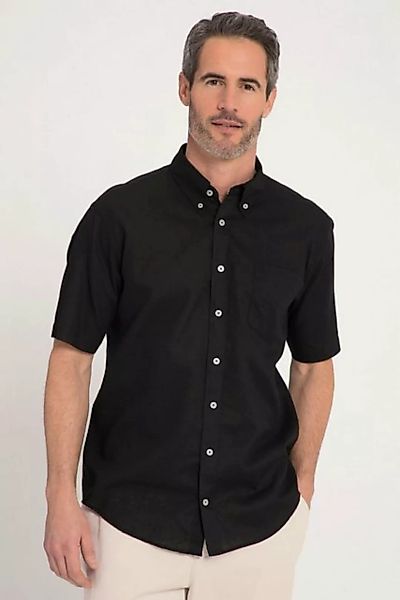 JP1880 Kurzarmhemd JP1880 Leinenmix-Hemd Halbarm Buttondown-Kragen günstig online kaufen