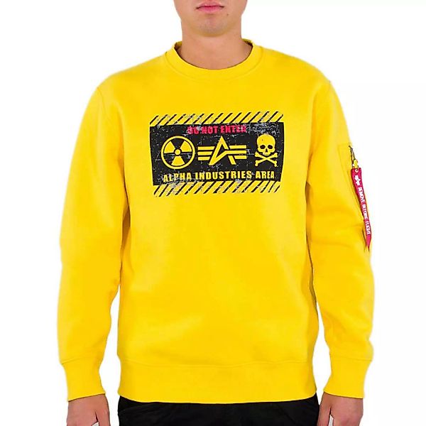 Alpha Industries Radioactive Sweatshirt S Empire Yellow günstig online kaufen