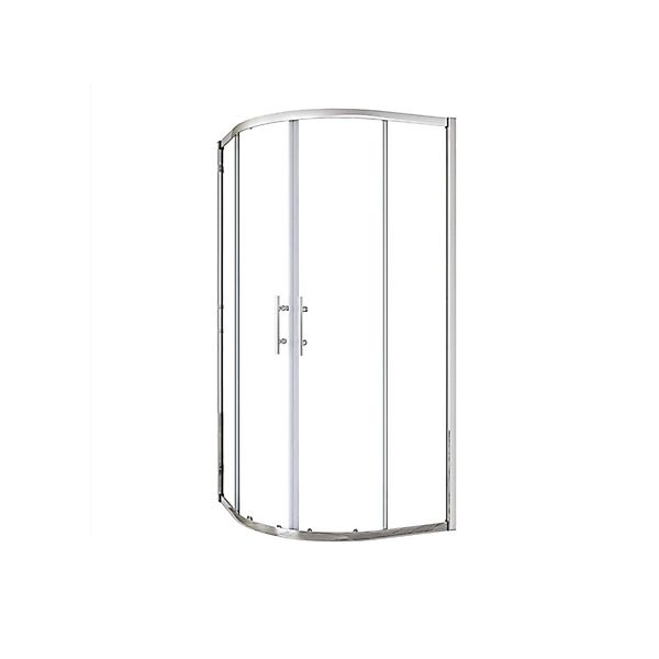 Duschparadies Duschkabine 100x100x185cm Runddusche 5mm Nano Glas Dusche Vie günstig online kaufen