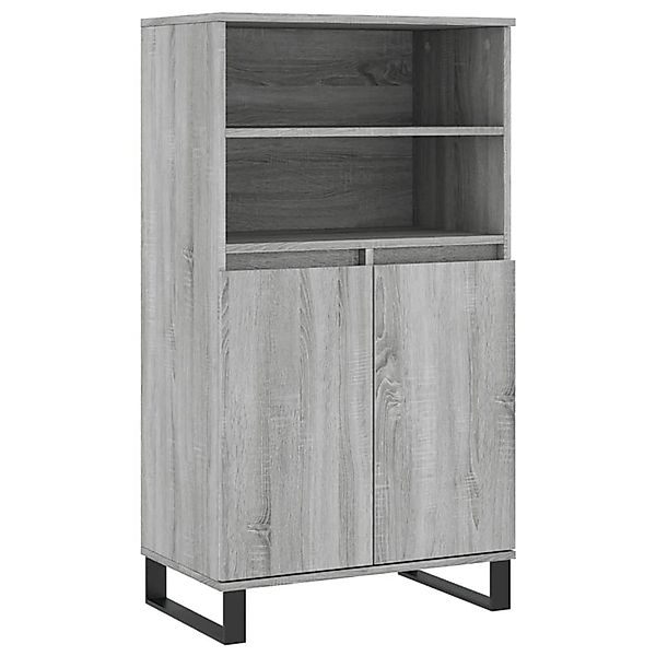 vidaXL Highboard Grau Sonoma 60x36x110 cm Holzwerkstoff 831498 günstig online kaufen