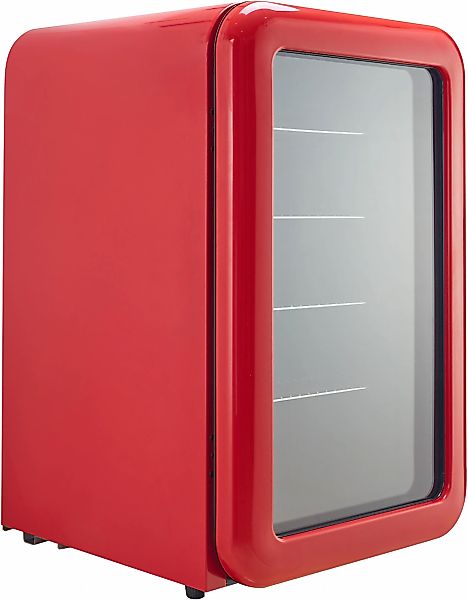 Hanseatic Getränkekühlschrank "HBC115ERRH red" 83,5 cm hoch 55 cm breit günstig online kaufen