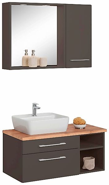 welltime Badmöbel-Set "Davos" 3 Stk. tlg. günstig online kaufen